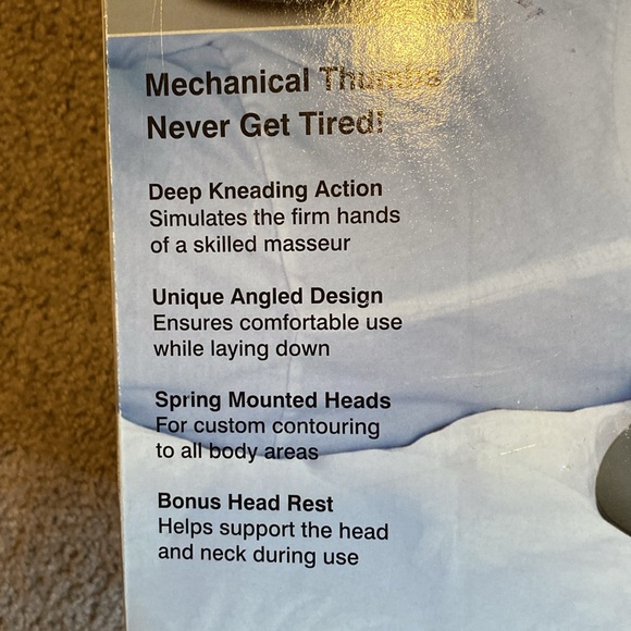 Never used Homemedics Therapy Select Kneading Shiatsu Massager - Picture 4 of 4